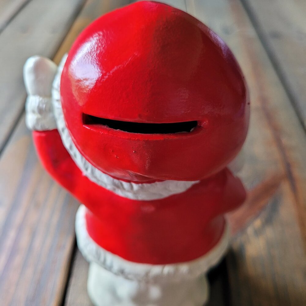 Vintage Hard Plastic Christmas Bank Santa - Picture 8 of 8